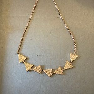 Touchstone Crystal Blush Tri-Lateral Necklace